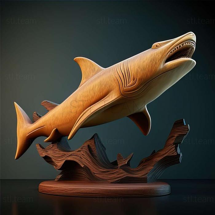 3D модель Carcharhinus perezii (STL)